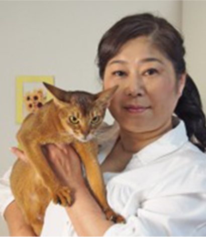 稲富さんと愛猫の写真
