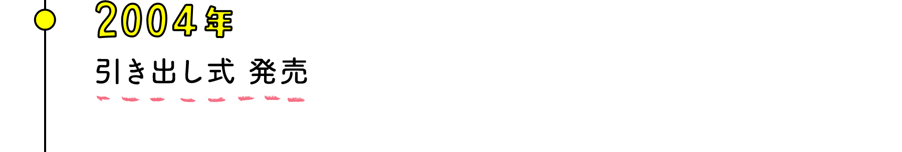 2004年 引き出し式 発売