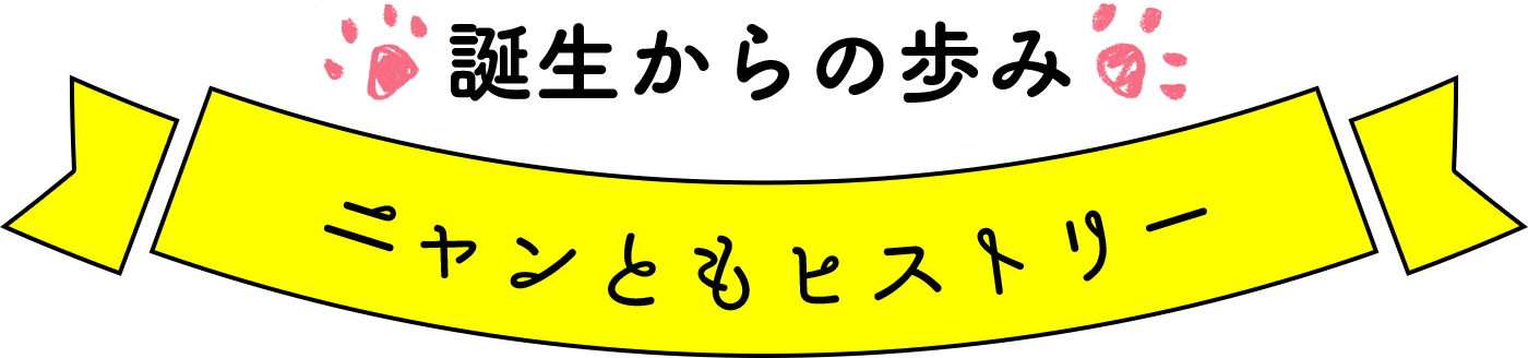 誕生からの歩み ニャンともヒストリー