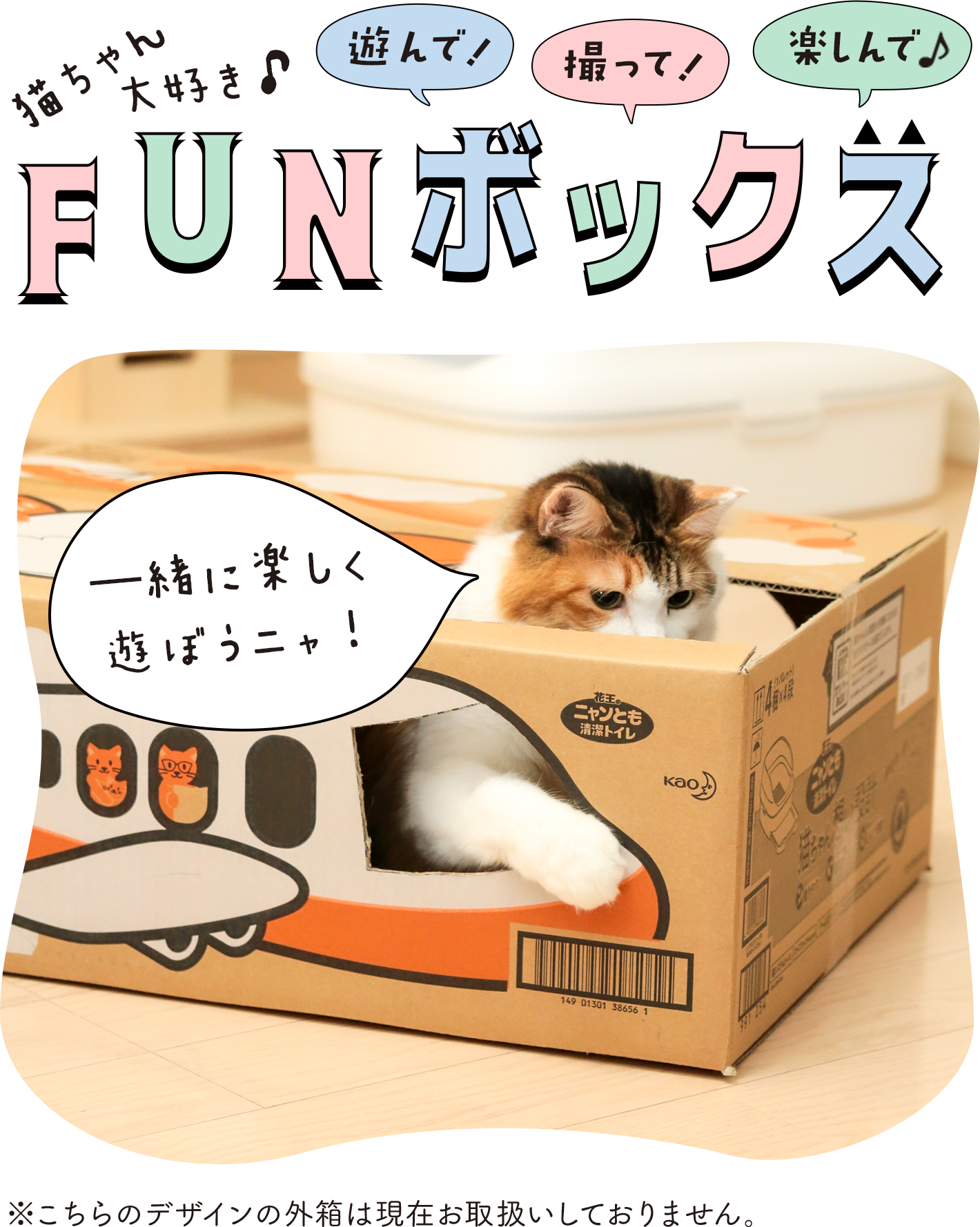 猫ちゃん大好き♪ 遊んで! 撮って! 楽しんで♪ FUNボックス