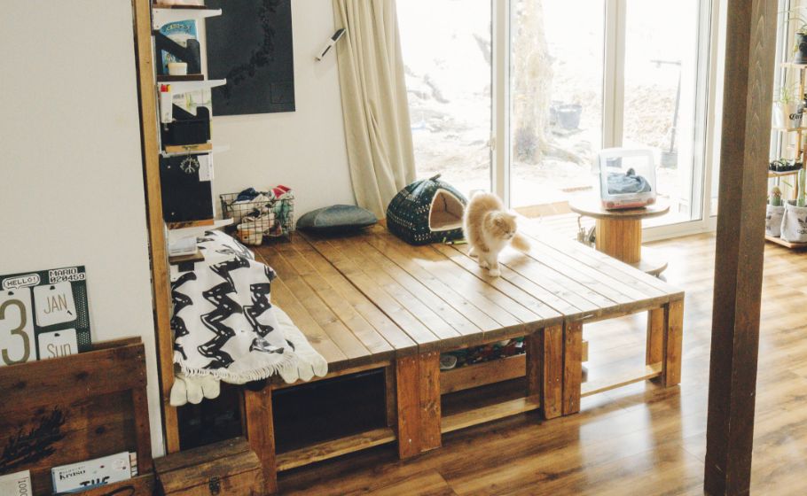 写真：リビングの小上がり