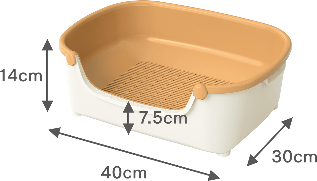約 幅40cm×奥行き30cm×高さ14cm、入口高さ：約 7.5cm