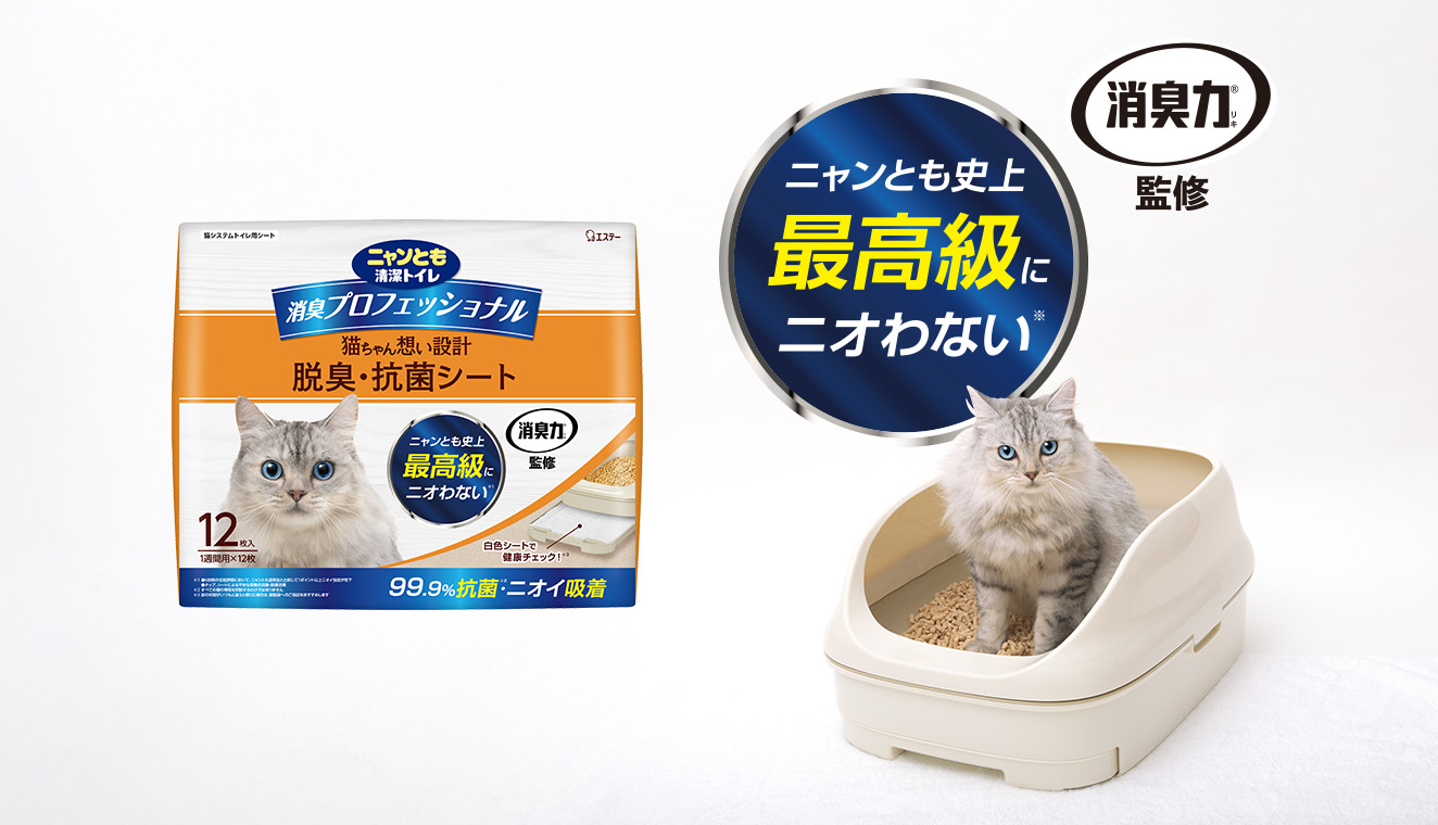 「消臭プロフェッショナル 脱臭・抗菌シート」の商品画像