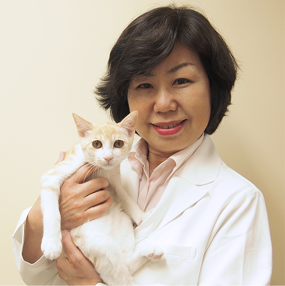 千葉県獣医師　内田恵子先生の写真